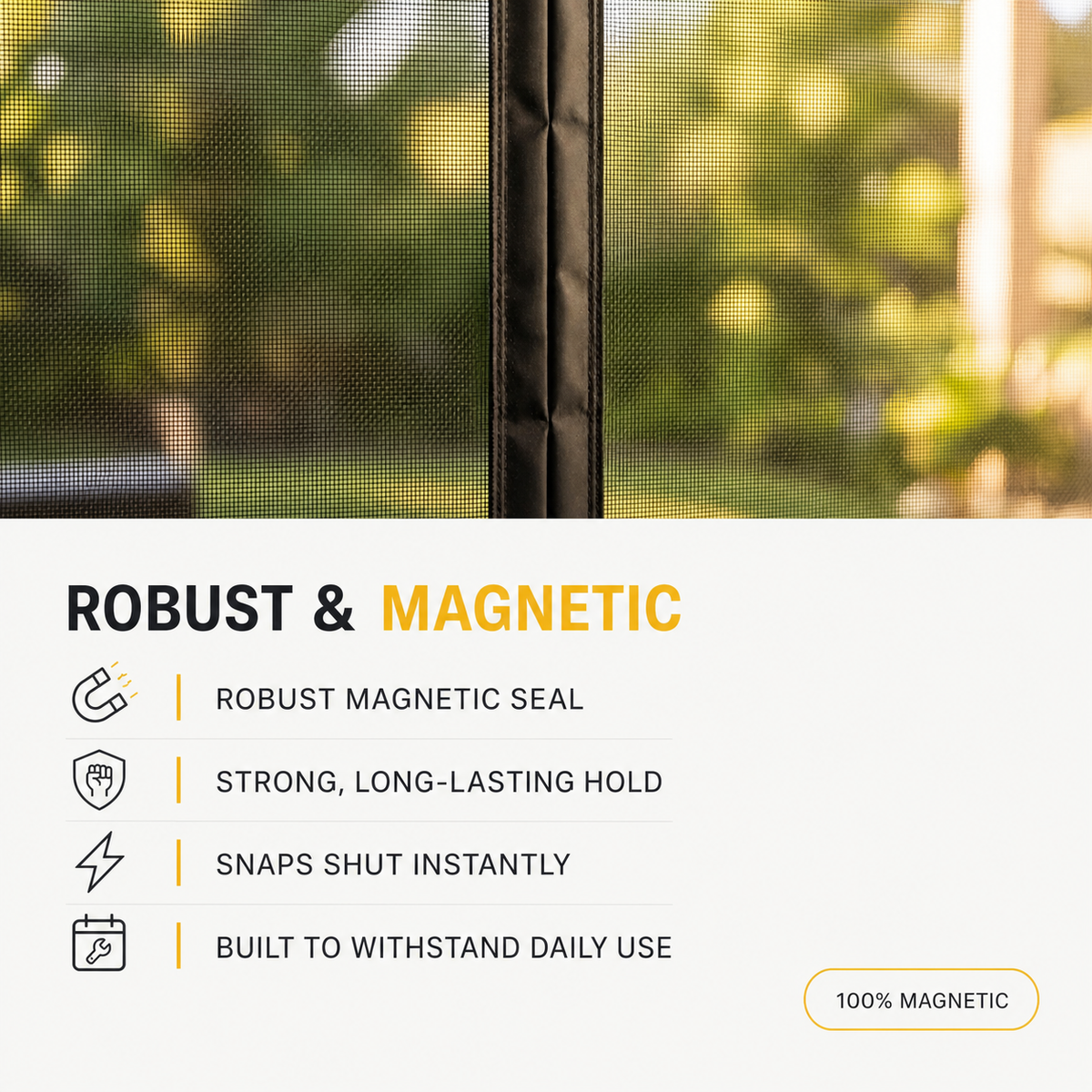 Magnetic Mosquito Door Screen